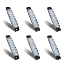 6 Uds. de Luces LED para Barcos Marinos, Tira de Luces de CortesíA Marina, Cubierta de Popa, Cabina, IluminacióN de NavegacióN, Impermeable, 12V,