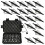 18 Pcs Metal Hunting Archery Broadheads 100 Grain 1