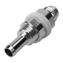 6AN Mannelijke Flare Schot Naar 5/16 Inch Slangpilaar Adapter Fitting Aluminium Flare Connector Vloeistof Ontworpen voor Auto SUV