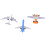 Flugzeugset für Kinder, Mini-Kinderflugzeugmodell, 13