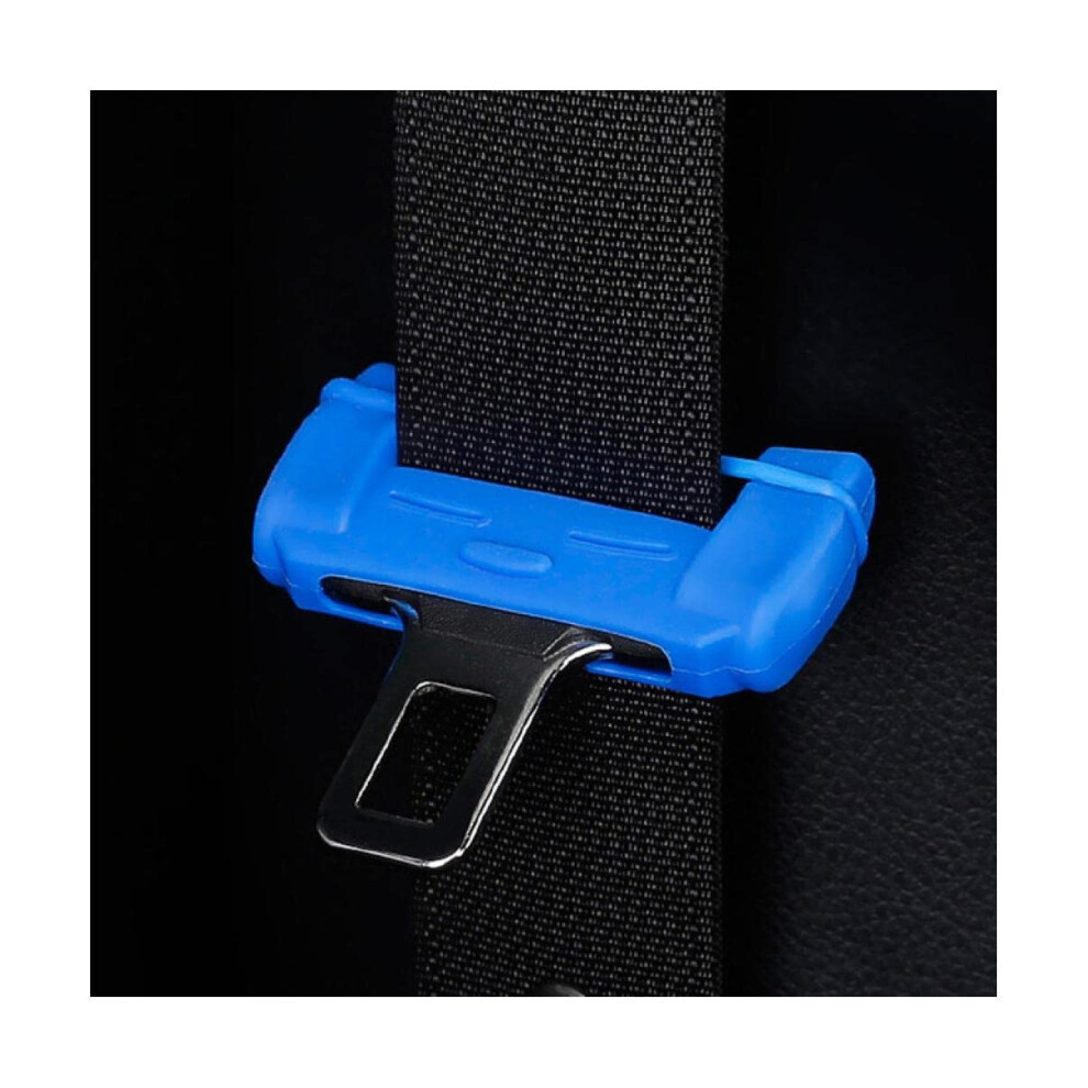 2Pcs Car Seat Belt Cover Silicone Buckle Protector For Women Noise Reduction Impact Protection 3 Colors 9426802612455