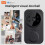 Tuya  Home Sonnette Caméra WIFI Sans Fil Sonnette  AC Batterie Alimenté Caméra Bell  Life Sonnette Caméra, B 4