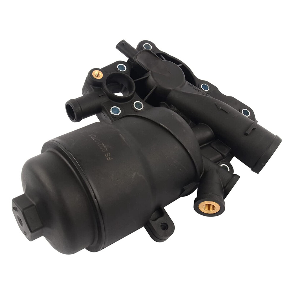 059115389P Engine Oil Filter Housing W/Coolant Thermostat Replacement For - A6 A7 A8 Q5 Q7 3.0L 2013-2016 6032264008120