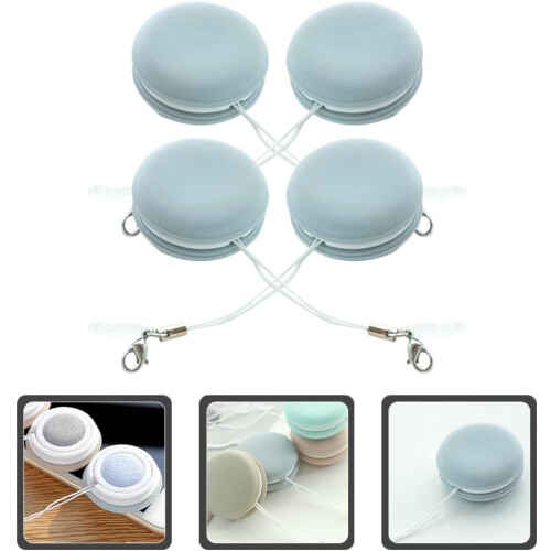 4pcs Macaron Shape Screen Cleaning Wipes for Phones Laptops Tablets Monitors Durable Material 1