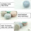 4pcs Macaron Shape Screen Cleaning Wipes for Phones Laptops Tablets Monitors Durable Material 4