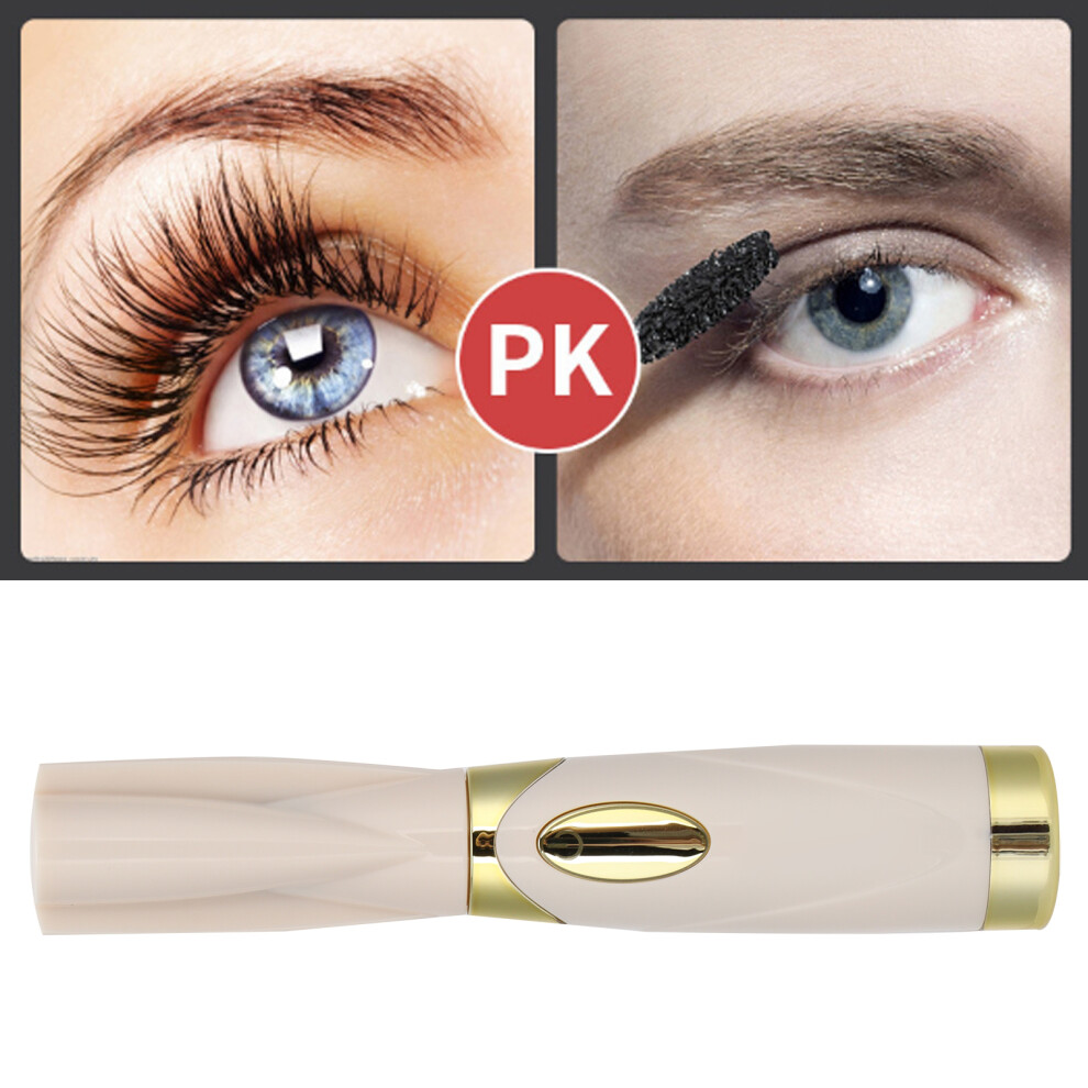 White Usb Rechargeable Electric Eyelash Curler Long Lasting Natural Curl