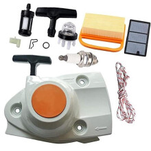 Recoil Starter Assembly With Air Filter Tune Up Kit For TS410/TS420/TS480i/TS500i Concrete CutOff Saws