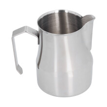 Profesionálny napenovač mlieka, nerezový hrnček na kávu na mikropenu, elegantný dizajn s nekvapkajúcim výlevkou pre Latte Art, vhodný pre