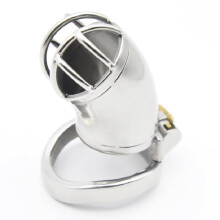 SM Chastity Cage Stainless Steel Penis Cage, Chastity Belt For Men, 45mm Size