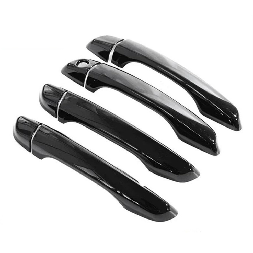 Exterior Door Handles For Peugeot 3008 Mk2 2016 (Black) Black 9347817989984
