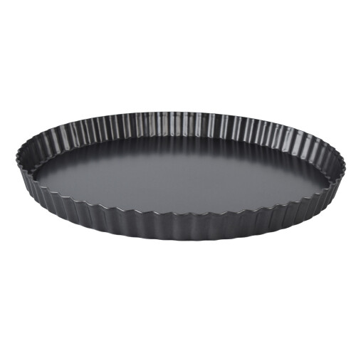 Nonstick 12 Inch Tart Pan Thickened Deep Pie Plate with Removable Insert 1