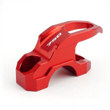 Motorcycle CNC Aluminum Brake Cylinder Holder Clamp Bracket Hook Helmet Hanger For XADV 750 ADV350 ADV150 PCX 160 Red