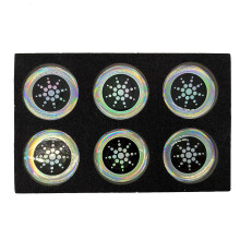 EMF Protection Stickers for Phones & Computers, 6pcs Silver