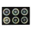 EMF Protection Stickers for Phones & Computers, 6pcs Silver 1