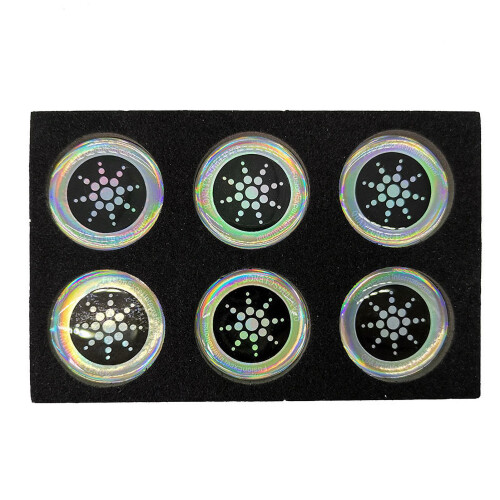 EMF Protection Stickers for Phones & Computers, 6pcs Silver