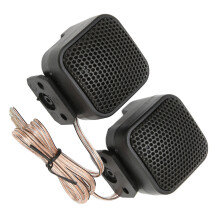 2 Stück Autotweeter 105dB 500W ABS Schwarz Universell passend