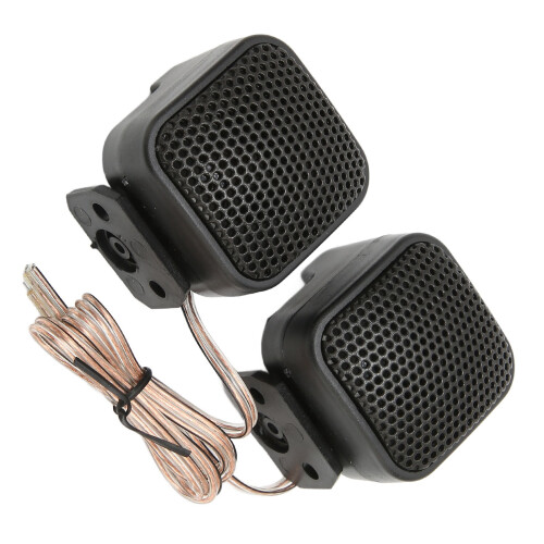 2 Stück Autotweeter 105dB 500W ABS Schwarz Universell passend