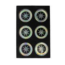 EMF Protection Cell Phone Stickers 6pcs Anti-Radiation Silver for Mobile & Computers