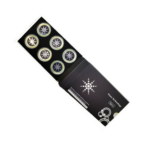 EMF-Schutzaufkleber für Handys & Computer, 6er-Pack Silber 2