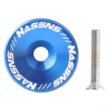 Bike Aluminium Alloy Headset Stem Cap Blue Lightweight For Cycling Enthusiasts