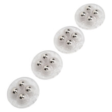 8 Stück Mini Stahlkugellager Rollen für Mülleimer, ABS & Stahl