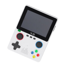 3,5-Zoll-HD-Bildschirm Handheld-Spielkonsole, 2000mAh, Weiß