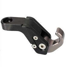 CNC Motorcycle Accessories Helmet Hook Luggage Bag Holder Helmet Claw For Aprilia SRMAX250/300 ACC180 Gray