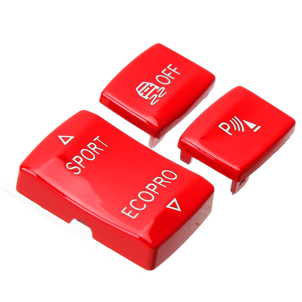 Esp Antislip Gear Button Kit For Bmw F20 F21 F22 F23 3 Pcs Radar Sensor Red 7661373426991