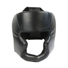 Boxing Headgear Adjustable Face Guard for Sparring Kickboxing Black