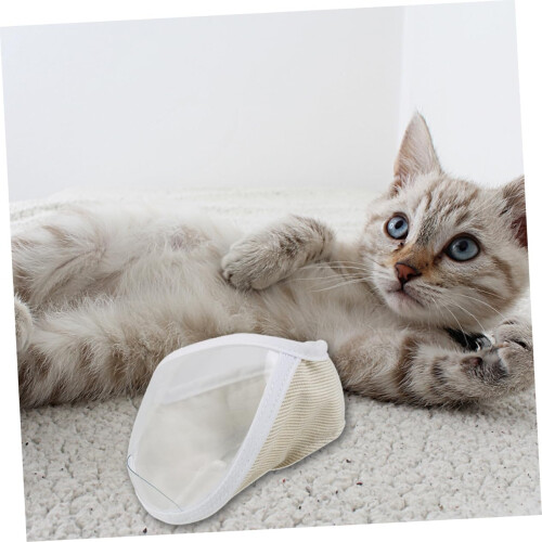 Antibite Breathable Cat Muzzle Eye Cover For Pets, Adjustable Circumference, Lightweight Bite Prevention 2