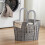 Collapsible Laundry Basket for Home Use, Foldable Dirty Laundry Hamper with Adjustable Handle, Durable Construction Plastic Storage Basket with 6
