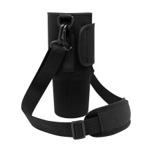 Custodia per borraccia con cinturino regolabile, materiale antiurto, porta borraccia isolante con tracolla rimovibile, custodia termoisolante per