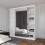 (White, 150cm) Infinity Sliding Mirror Wardrobe 3