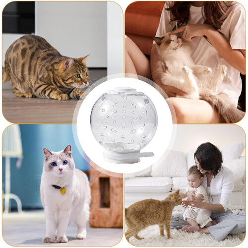 Cat Transparent Muzzle For Anti Bite Grooming Safe Fit 12cm Clear Cat Muzzle For Bathing Aggressive Cats 1