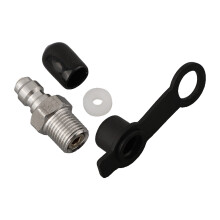 8MM M10x1 Adapter PCP Schnellkupplungs-Kit für Airgun-Spiele Langlebige Leistung Sichere Gewindeanschlüsse Bequeme Staubkappe