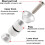 Cycle Compression Steerer  Cap Plug  Reusable Expansion Plug For 30mm MTB Steerer, Threaded Headset Compatibility 4