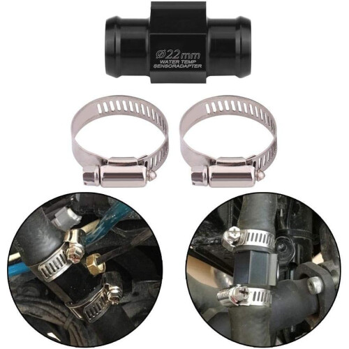 Motorcycle Water Temperature Joint Pipe Hose Sensor Pressure Gauge Adapter (22 mm) 2