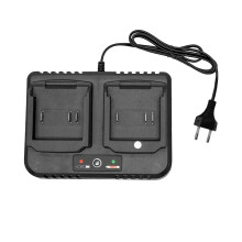 Dual-Port-Ladegerät mit 2 0A Ausgang für schnelles Batterieladen und integriertem Überladungs- und Kurzschlussschutz