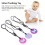 Butterfly Pattern Teething Set - 3 Silicone Toys Safe for Babies 3