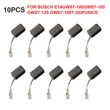 10 Stück Präzisionsfertigung von Kohlebürsten für Bosch E74 / GWS7-100 / GWS7-100 GWS7-125 GWS7-100T GOP250CE Motor-Kohlebürste