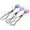 Butterfly Pattern Teething Set - 3 Silicone Toys Safe for Babies 6