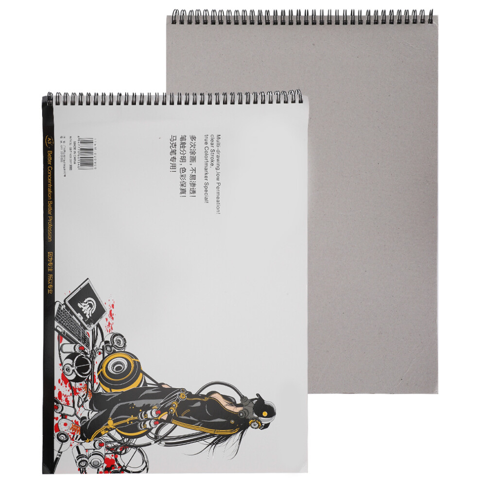 A3 Marker Paper Pad 32 Sheets 42.5X29.5cm Sketchbook For Artists 9301379687382