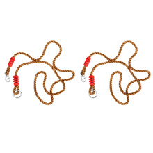 2 Pezzi di Corda da Altalena in Nylon Durevole con Cinghie per Alberi, Resistente allo Strappo, Facile da Installare