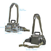 Sac à matériel de pêche camouflage 4,8 L 23 14 16 cm