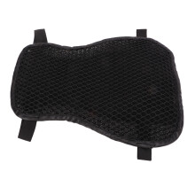 L Size Breathable Motorcycle Seat Cushion for Street Car Off-Road, Black