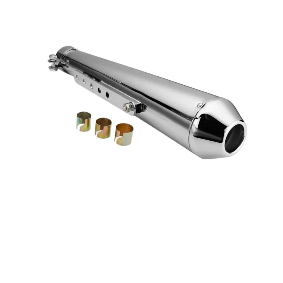 Motorcycle Exhaust Muffler Retro Vintage Classic Galvanized Motorcycle Exhaust Silencer Escap Moto For Bobber For Chopper (7) 9382693677556