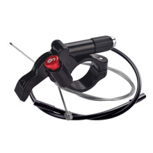 Mountain Bike Fork Lockout Lever with Cable, Thumb Control, Alloy for Front Suspension Forks
