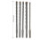 Masonry Drill Bits 5-Pc Set: 6mm to 14mm 210mm Long for Concrete Use 4