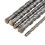 Electric Hammer Masonry Drill Bits 5 Pack 6mm–14mm 210mm Long Cross Bits 5