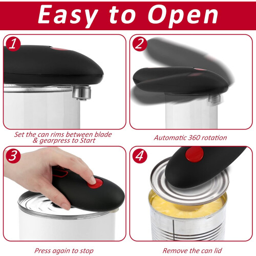 Electric Tin Opener with One Touch Switch for Arthritis Hands, Chef's Choice 1